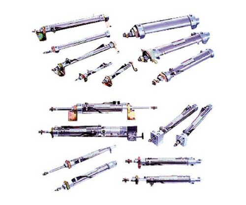 TAIYO 小型空気圧シリンダ　クレビスカット形　ロッド側フランジ形 10Z3FK50B100AH2 1セット