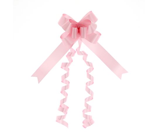 シモジマ HEIKO リボンボウ 22mm幅×57cm ピンク 1箱（50本入） 001410102 1箱(50本入)