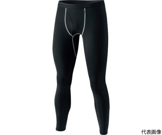 おたふく手袋 BTパワーストレッチ　前開きロングタイツ　ブラック　3L JW-165-BK-3L 1着