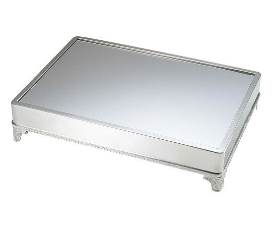 アズワン UK　18-8　角　ミラープレート（アクリル）足付無地　28インチ 1284701 1個