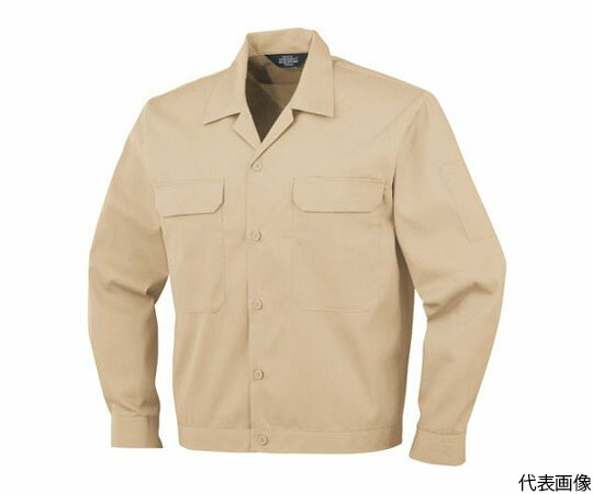 CO-COS 開襟長袖ブルゾンA-6651　2　ベージュSS A-6651-2-SS 1枚