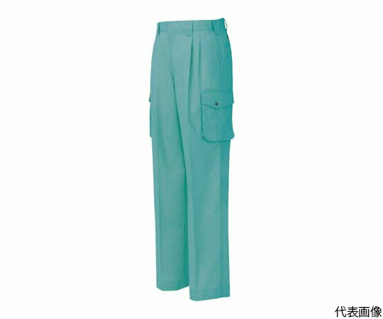 アイトス カーゴパンツ（2タック）（男女兼用）　ターコイズ　120 964-027-120 1着