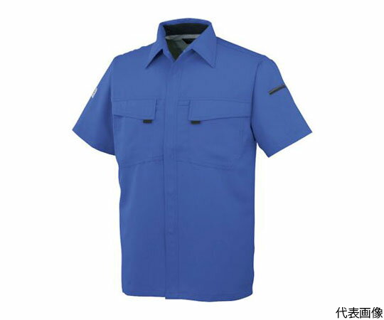 CO-COS 半袖シャツA-3367　6　ブルー　SS A-3367-6-SS 1枚
