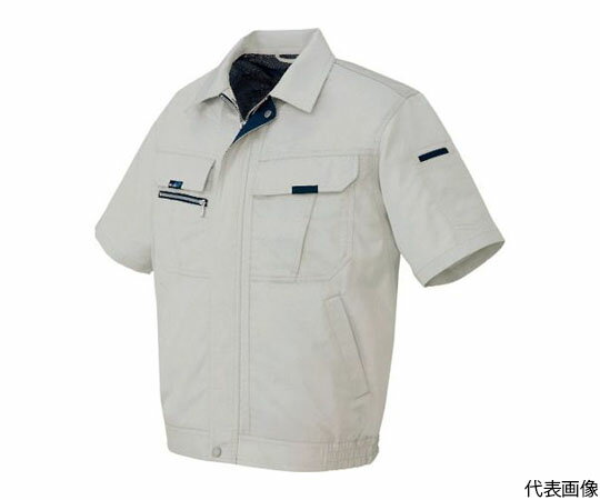 ●部屋干しできるワークウェア、オンリーアイトスで時乾短縮です。●色：グレー●サイズ：3L●帯電防止T8118適合商品●抗菌防臭●消臭●吸水速乾●材質/仕上：素材：交織制電ライトツイル ポリエステル55%・綿45%●ボタン：プラスチック●ファスナー：ビスロンR（スライダー：プラスチック）●ファスナー：ビスロンR（スライダー：プラスチック）イージー・トラックファスナー使用（フロント）●原産国：中国●コード番号：145-0228