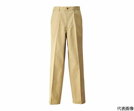 【在庫一掃/特価販売】アイトス メンズシャーリングチノパンツ（1タック）　ベージュ　LL HS2602-002-LL 1着