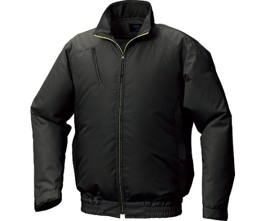 空調服 ポリエステル製カジュアル空調服ウェアのみブラックLL KU92010C09S4 1着