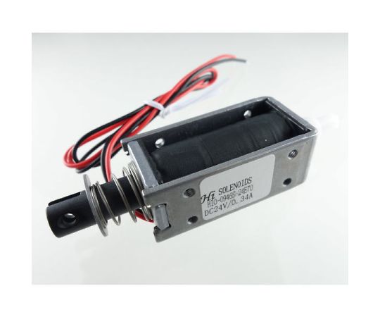 アズワン ソレノイド(DC24V PUSH/PULL両用型) 0946-E70-24 1個