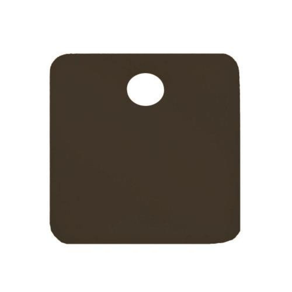 アズワン タグブランク（アルミ角/ブラック/5枚）　25mm EA591HC-31A 1袋(5枚入)