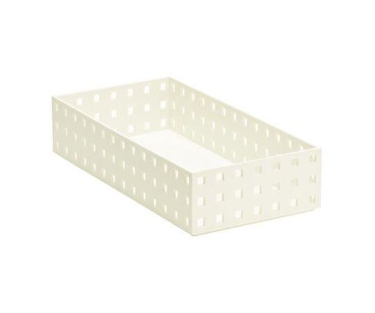 ●モジュールが統一されているので、多様な組み合わせでスタッキングが楽しめます。●材質：ABS樹脂●サイズ：210（W）×140（D）×63（H）mm●色：白