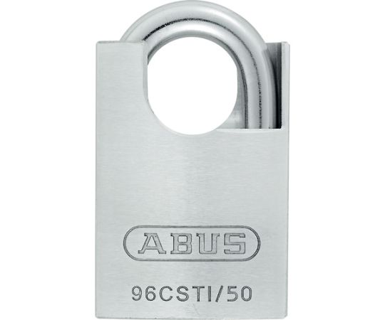 ABUS シャックルガード付シリンダー南京錠 TITALIUM 96CSTI/50 1個