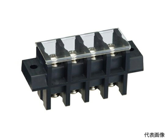 トラスコ中山 貫通端子台 600V 50A 3P TOTB-3013N-3P 1個