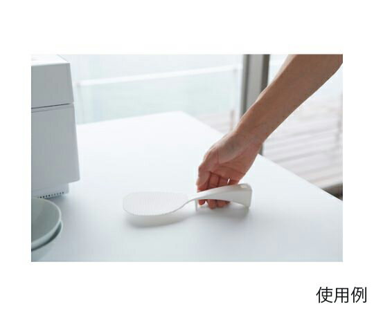 アズワン しゃもじ（白/自立型） 200mm EA912NB-41 1個