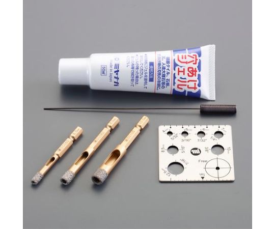 アズワン ダイヤモンドビット（六角軸） 3本組 EA811AK-101 1セット