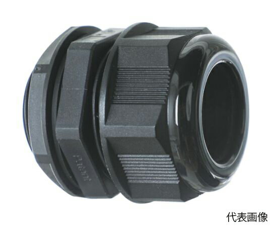 トラスコ中山 ナイロンケーブルグランド 適合ケーブル25〜31mm 黒 1個入 TG11231BK 1個／パック(4)