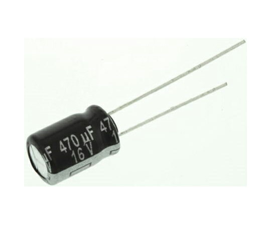 パナソニック コンデンサ 470μF 16V dc 1袋（5個入） ECA1CHG471 1袋(5個入)