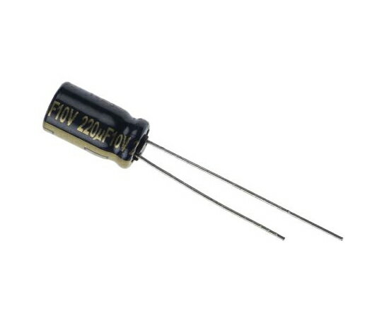 パナソニック コンデンサ 220μF 10V dc 1袋（5個入） EEUFC1A221S 1袋(5個入)
