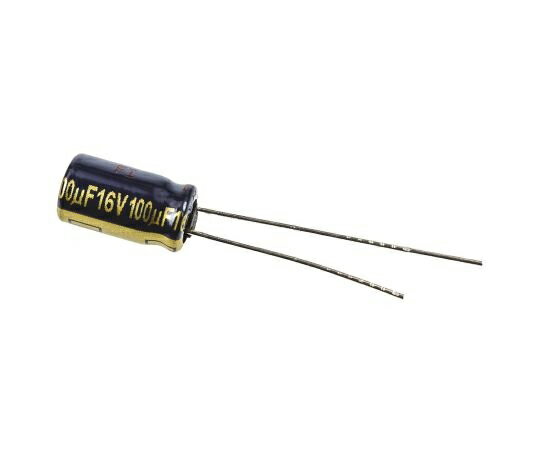 パナソニック コンデンサ 100μF 16V dc 1袋（5個入） EEUFC1C101 1袋(5個入)