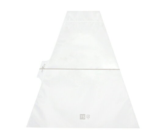 HEIKO サンドイッチ袋 75 横開きタイプ ライン 白 100枚入 006770611 1パック(100枚入)