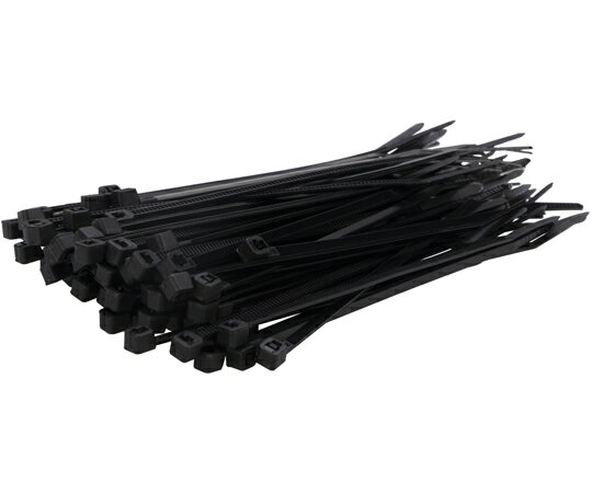 紺屋商事 結束バンド ケーブルタイ 屋外用 黒 100×幅2.5mm 100本入 01281110 1パック(100本入)