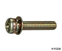 トラスコ中山 ナベ頭組込ねじ クロメート P-4 M4×15 20本入 少量パック Y856-0415 1袋(20本入)