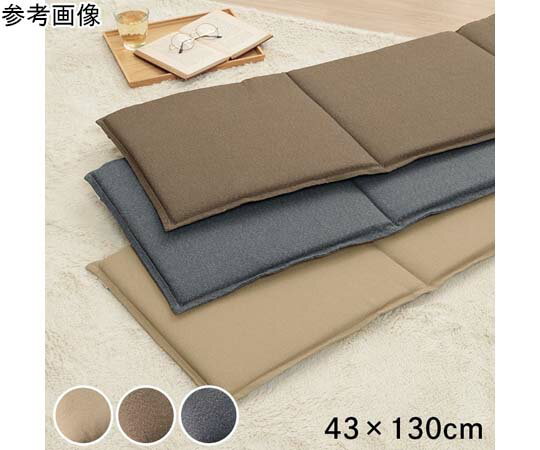 アズワン ベンチタイプ フリーシートクッション ネイビー 約43×130cm 1211810190501 1個