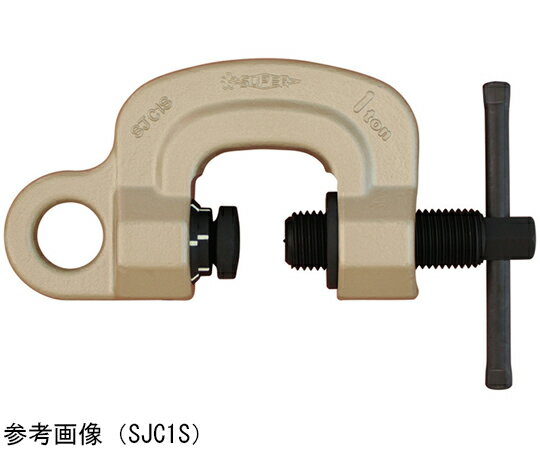 スーパーツール スクリューカムクランプ 容量（ton）：0.5 クランプ範囲（mm）：0〜25 L（mm）：158 SJC0.5S 1個