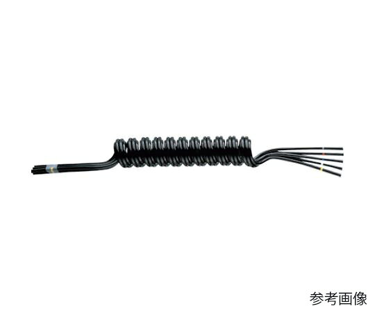 潤工社 ラウンドコイルチューブ UT 1-6X4mm 黒 UT-06-90 1本