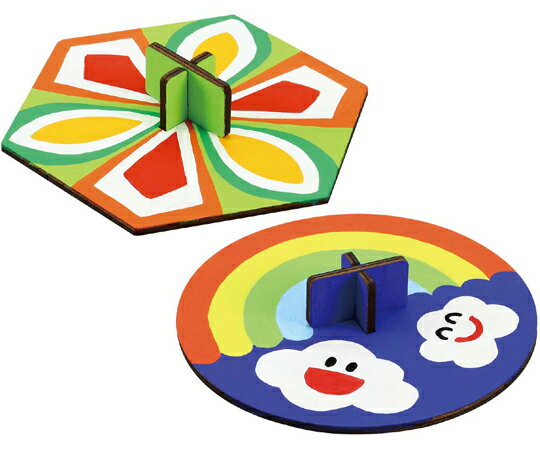 アーテック 簡単組み立て手回しゴマ 1個 6766