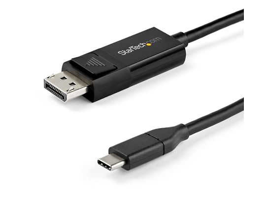 StarTech.com USB-C - DisplayPort 1.4 変換ケーブル/2m/双方向変換対応/8K 60Hz対応/HBR3、HDR、DSC/Thunderbolt 3 互換/Type-C - DP 変換ディスプレイアダプタ 1個 CDP2DP142MBD