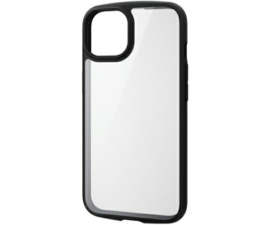 エレコム iPhone　13用ハイブリッドケース　TOUGH　SLIM　LITE　フレームカラー　ブラック 1個 PM-A21BTSLFCBK