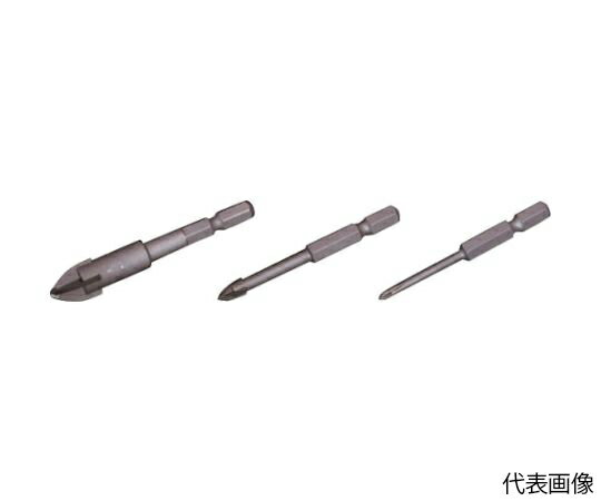 神王工業 充電クロスドリル 磁器タイル用 Φ6.0 1本 JXD060