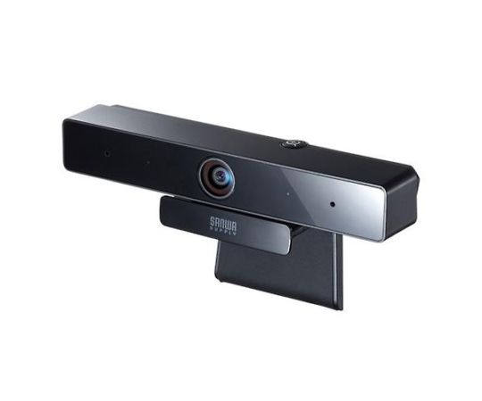 サンワサプライ 500万画素 WEBカメラ(超広角103゜) 1個 EA764AW-4