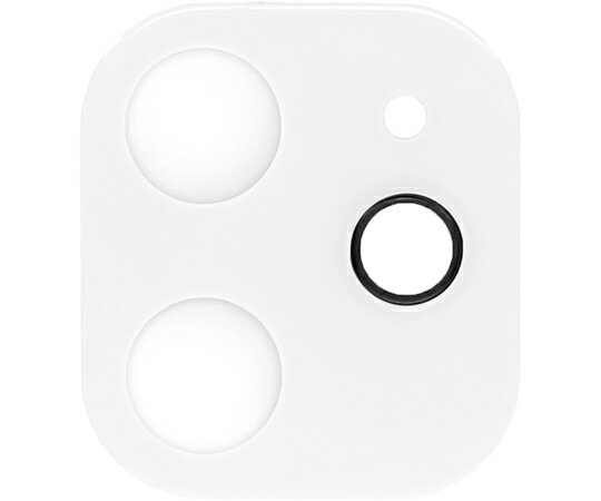 オウルテック iPhone 12 mini対応 カメラ部分 保護強化ガラス ホワイト 1個 OWL-CLGIC54-WH
