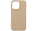 オウルテック iPhone 13 Pro専用 PUレザー背面ケース ベージュ 1個 OWL-CVID6118P-BG