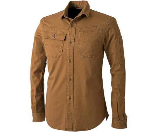 中国産業 長袖シャツ D カーキ 6L 1個 #8041-808-6L