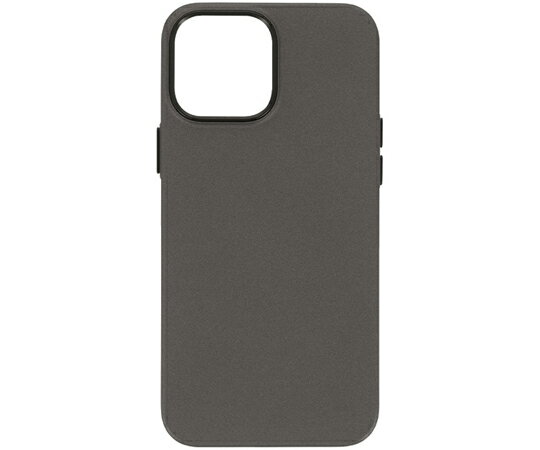 オウルテック シンプルデザインのラバーコーティングケース iPhone 13 Pro Max専用 背面ケース ブラック 1個 OWL-CVID6717-BK