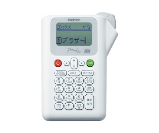 ブラザー ラベルライター P-touch J100 ホワイト 1台 PT-J100W