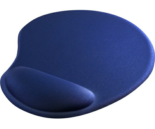 BUFFALO リストレスト一体型マウスパッド ネイビーブルー 1個 BSPD16BL