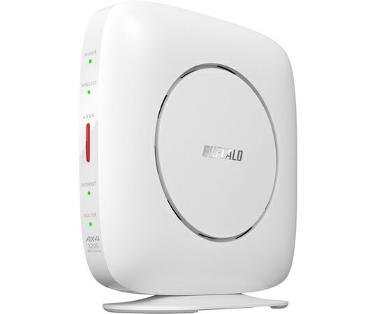 BUFFALO ̵LANƵ 11ax/ac/n/a/g/b 2401+800Mbps ۥ磻 1 WSR-3200AX4B-WH