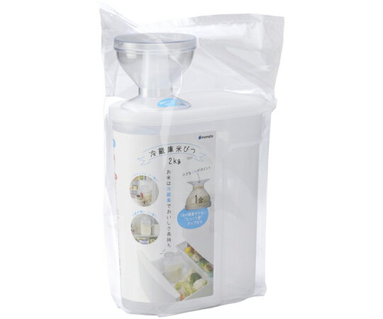 イノマタ化学 冷蔵庫米びつ2kg 1個 #1247