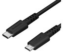 オウルテック USB Type-C to microUSBケーブル 1m ブラック 1個 OWL-CBCM10-BK(4)