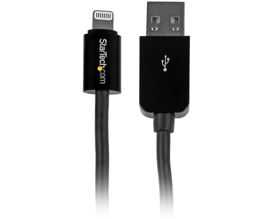 StarTech.com Lightning - USB ケーブル 3m ブラック Apple MFi認証 iPhone/ iPad対応 1個 USBLT3MB