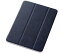 エレコム iPad Pro 11inch用フラップケース 背面クリア ソフトレザー 2アングル スリープ対応 ネイビー 1個 TB-A22PMWVNV