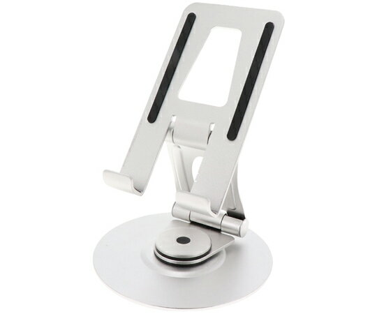 オウルテック 卓上タブレットスタンド 360°回転 シルバー 1個 MOT-SPSTD12-SV