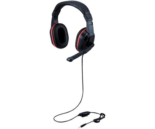 エレコム ゲーム向けヘッドセット 4極 両耳オーバーヘッド アナログミキサー付 PS4/PS5/Switch対応 ブラック 1個 HS-GM04MSTBK