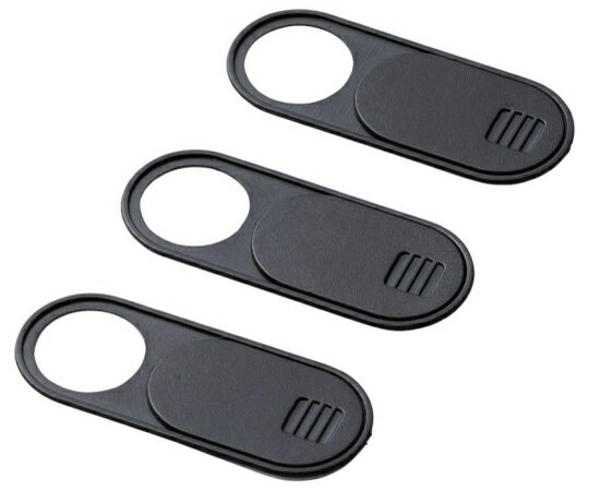エレコム Webカメラレンズ保護カバー　Mサイズ　3個入 1セット(3個入) ESE-02MBK