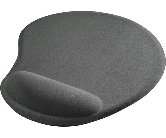 BUFFALO リストレスト一体型マウスパッド グレー 1個 BSPD16GY