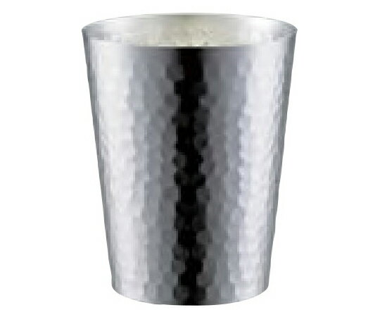 田辺金具 華ロックグラス槌目180ml艶消し 1個