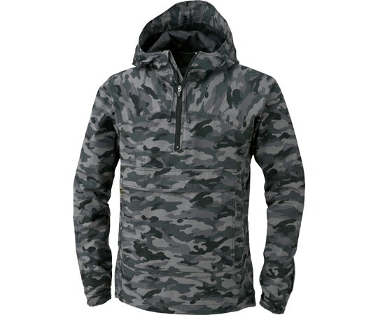 中国産業 パーカー 迷彩灰 XL 1個 #9478-42-XL