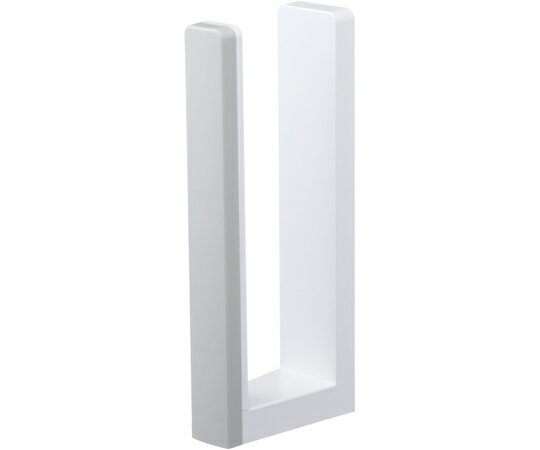 山崎実業 ストッパー付マグネットキッチンペーパーホルダー プレート ホワイト 1個 3420